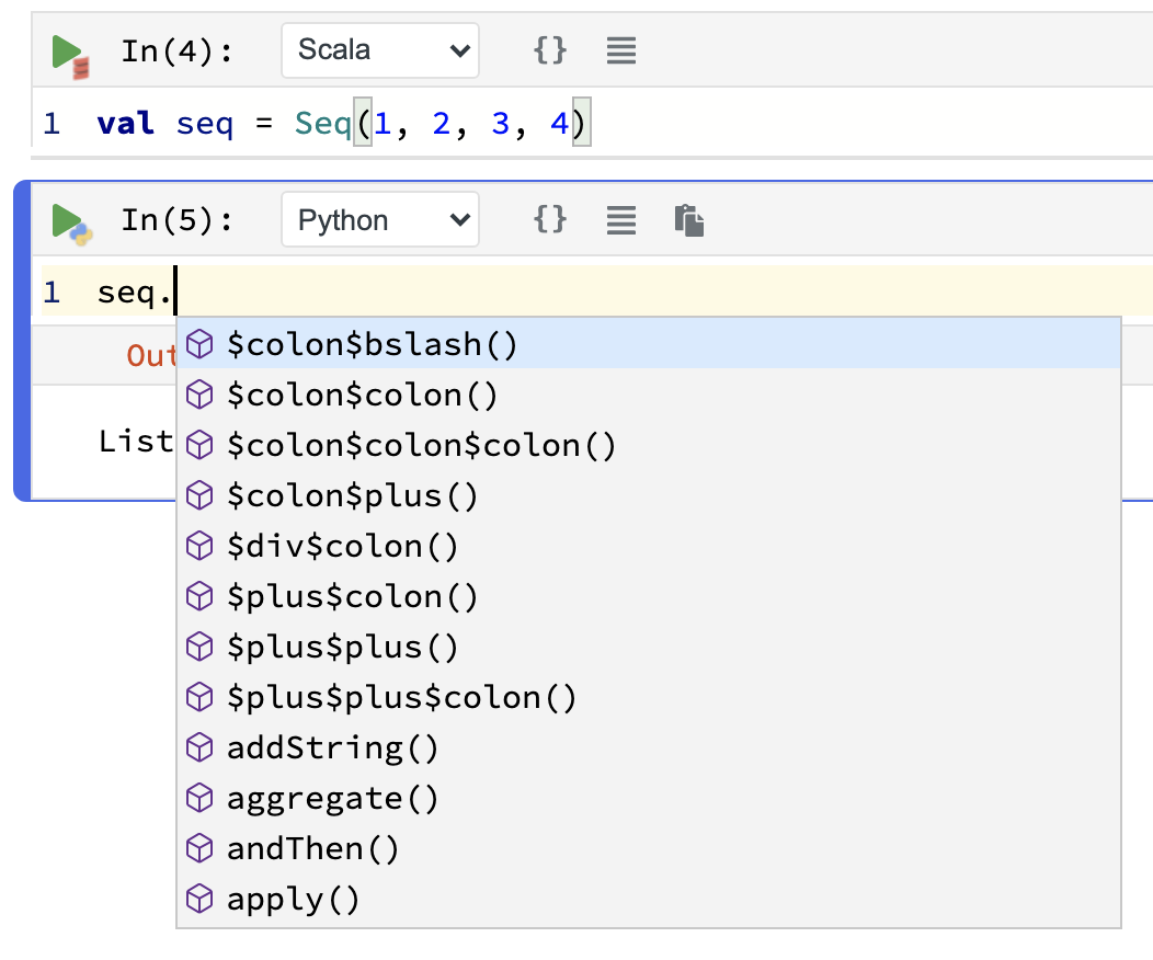 What a Seq looks like when viewed from Python