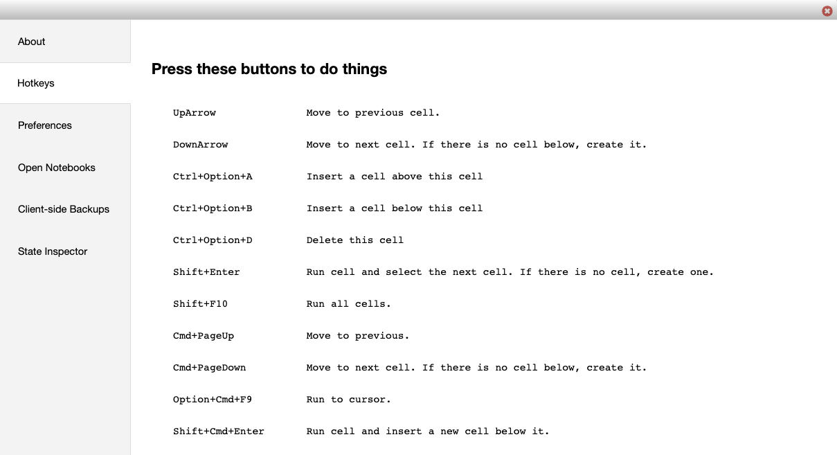 Hotkeys